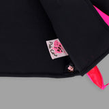 Girls Shrug in Black and Pink Hand made Broach