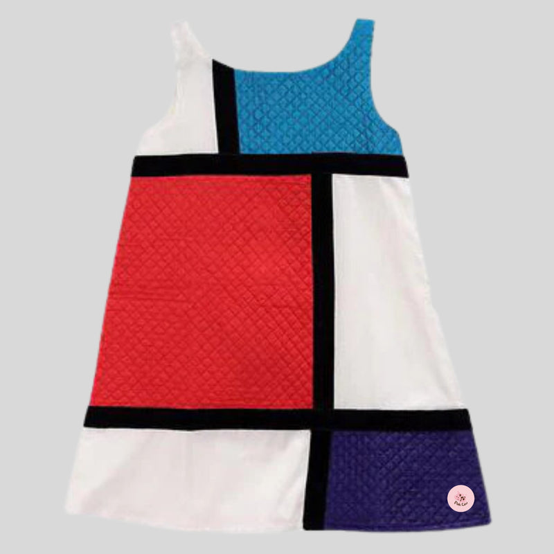 Aline Colour block Dress