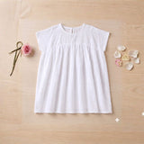 Crinkle Cotton Woven Half Sleeves Cord set