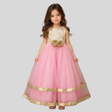 KID COUTURE PINK NET GOWN