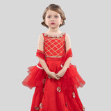 Cheeky Monkeys Red and gold ghaghra choli