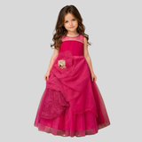 Pink Fairy Gown with Pearls on Chest