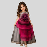 Tiny treads multi colour floral Gown