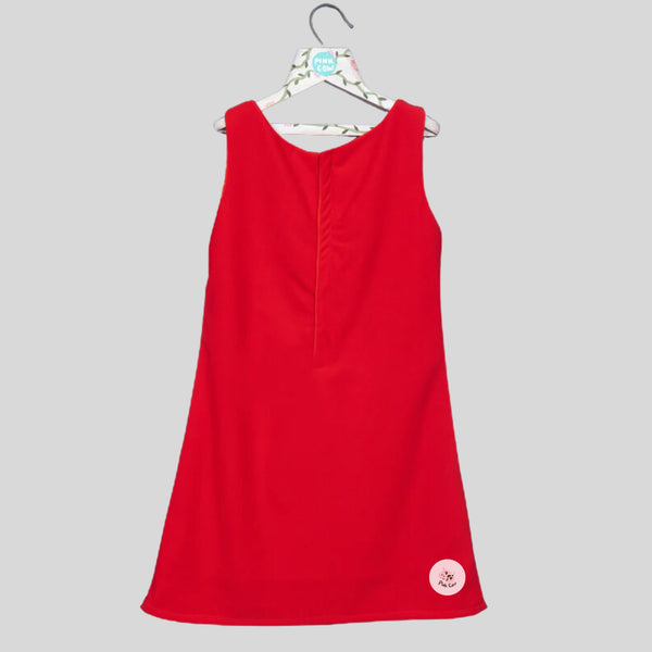 Red star Christmas dress