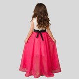 High low pink party dress