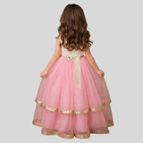 KID COUTURE PINK NET GOWN