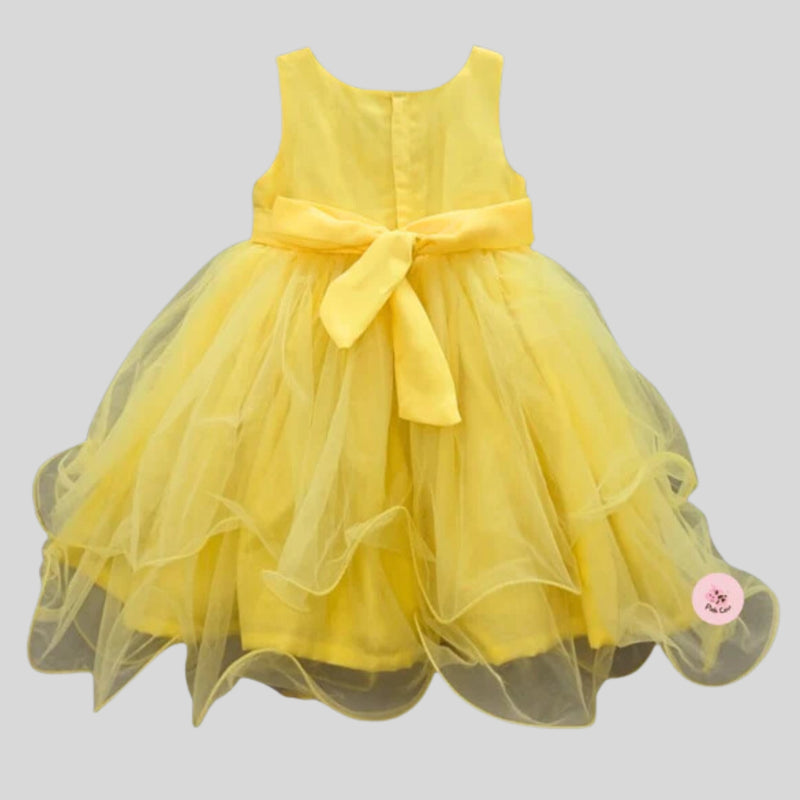 BABY GIGGLE YELLOW DRESS SET