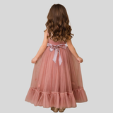 VINTAGE OLD ROSE GOWN.