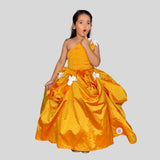 TINYTOTS YELLOW DETAILED GOWN