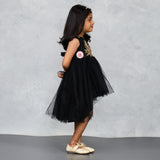 Kid Couture feathered ballgown