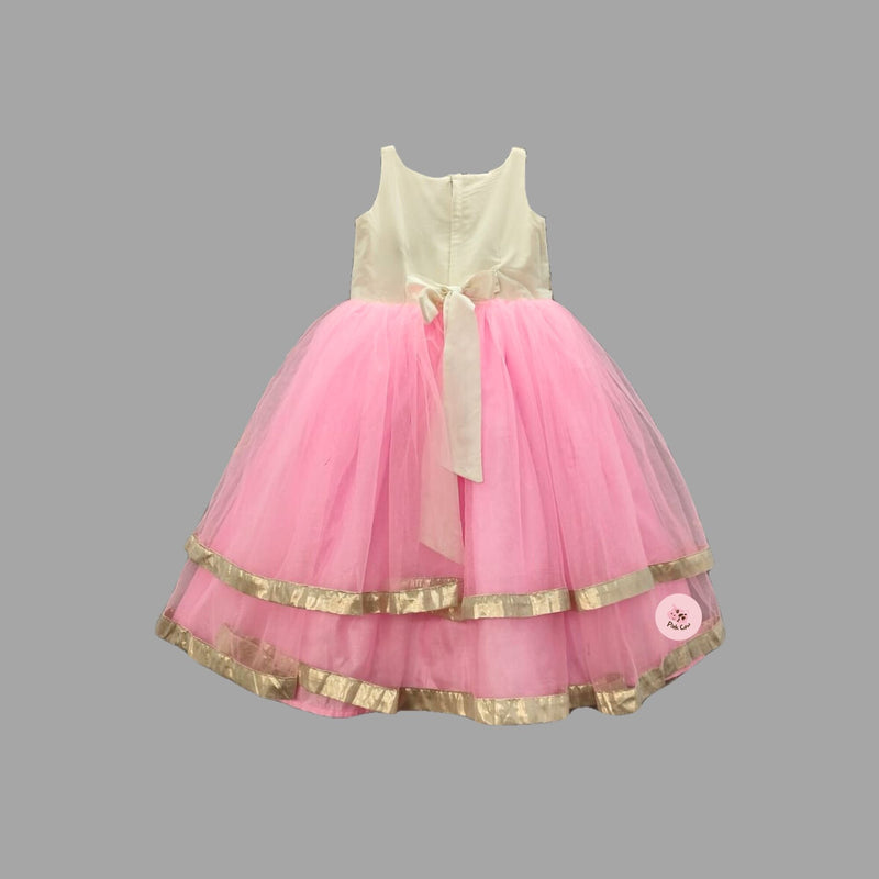 KID COUTURE PINK NET GOWN