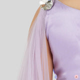 Little Pixie Lavender Net Gown