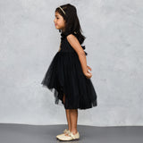 Kid Couture feathered ballgown