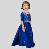 Little Pixie Royal blue ghaghra choli