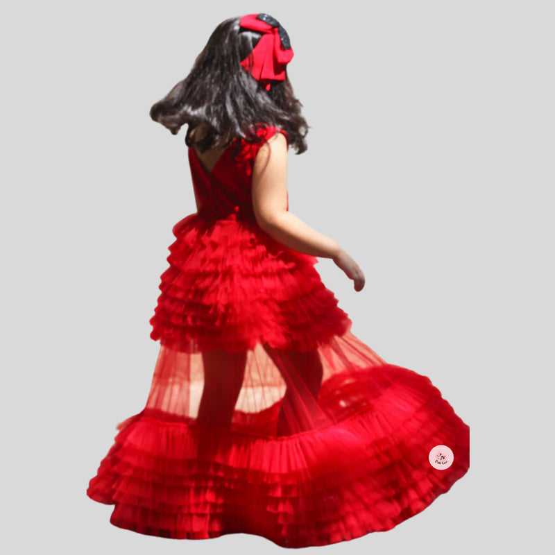 RED DUCHESS PRINCESS GOWN
