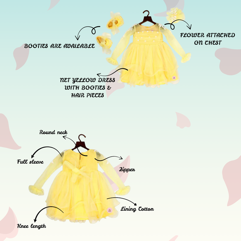 LITTLE VIKINGS YELLOW DRESS SET