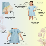 Happy Hippo Powder Blue Dress