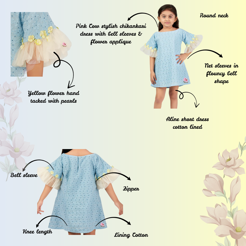 Happy Hippo Powder Blue Dress