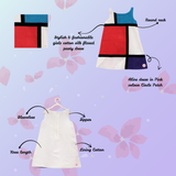 Aline Colour block Dress