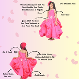 TINYTOTS PINK DETAILED GOWN