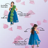 Bambi wear asymmetrical  party gown