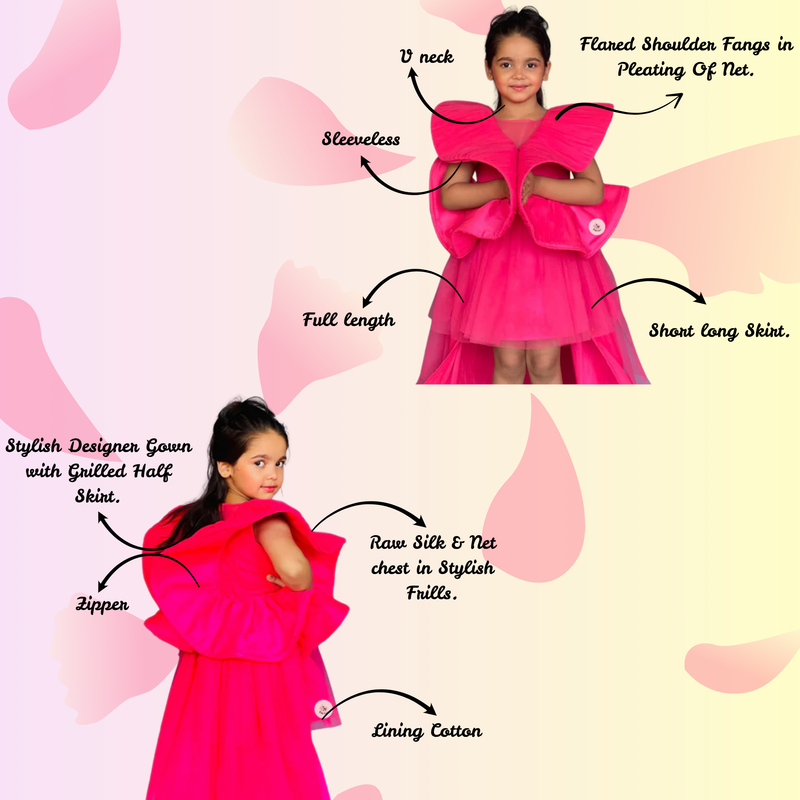 DOLL WEAR OUT HOT PINK GOWN