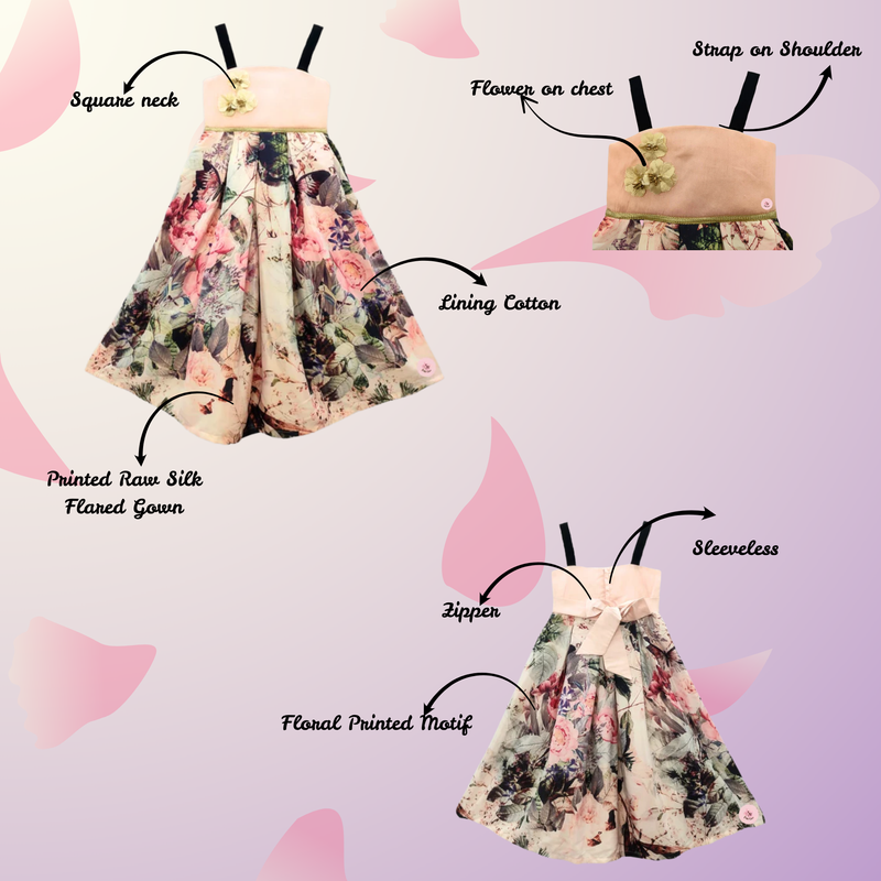Boss baby floral Gown