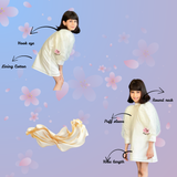 Ruffled sleeves straight dress