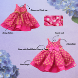 CHIC ELEGANCE SLEEVELESS DRESS WITH STUNNING EMBELLISHED BOW & ZIP CLOSURE