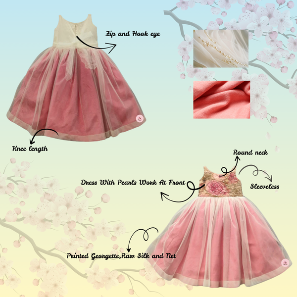 EFFORTLESSLY ELEGANT SLEEVELESS DRESS WITH FRONT PEARL DETAIL AND ZIP CLOSURE
