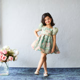 Pretty floral printed frock