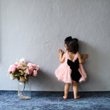 Adorable in blush pink – this bow dress is perfect