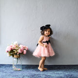 Adorable in blush pink – this bow dress is perfect