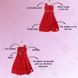 Boss Babe Red stylish gown