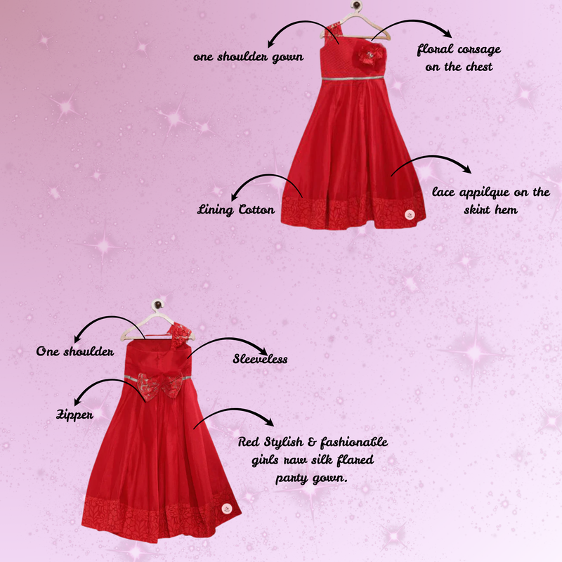 Boss Babe Red stylish gown