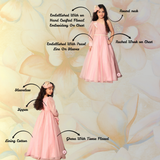 HELLO KITTY OLD ROSE ORGANZA GOWN