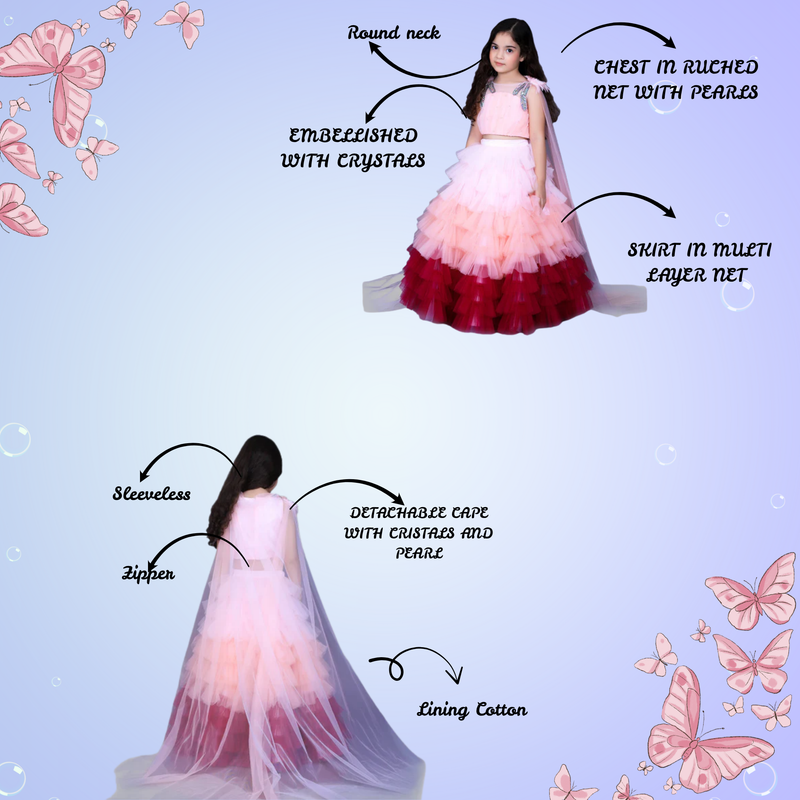 LITTLE VIKINGS MULTI-COLOUR GOWN