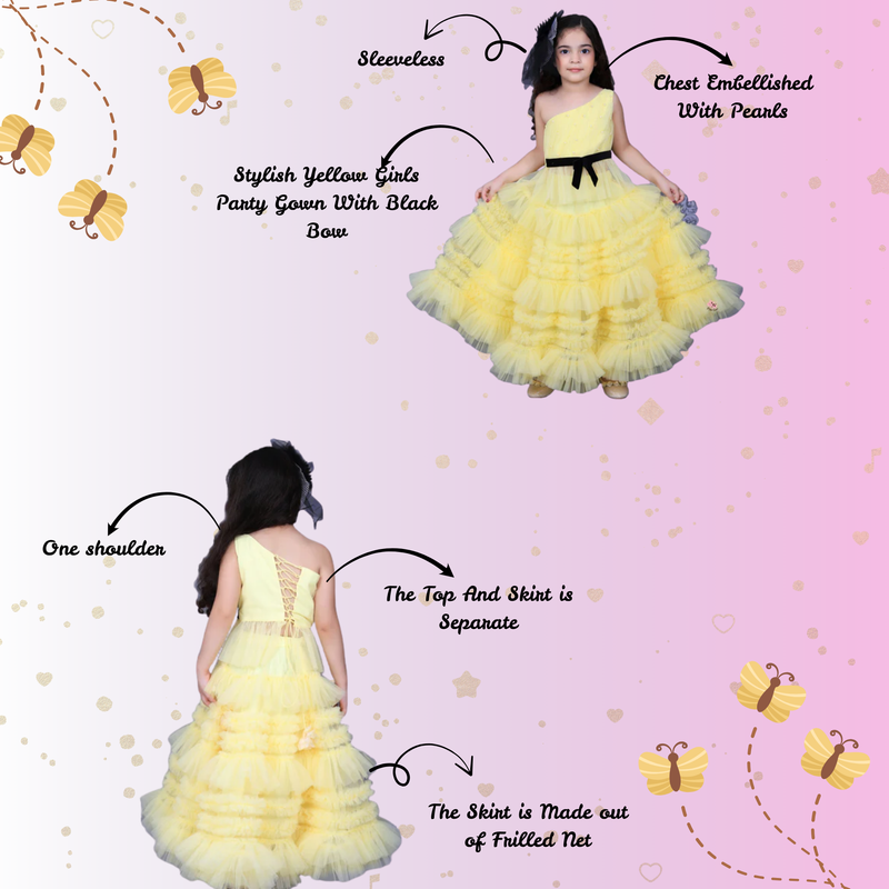 YELLOW SWAN PRINCESS GOWN
