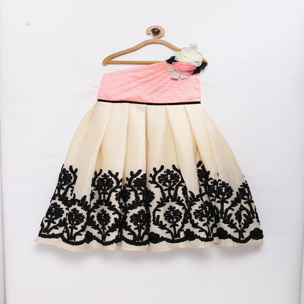Embellished Floral Motif gown