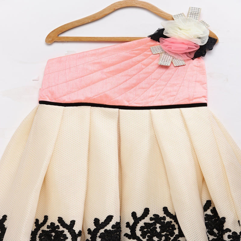 Embellished Floral Motif gown