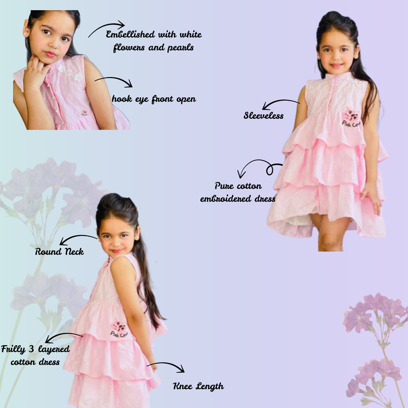 LIITTLE PIXIE PINK  DRESS