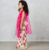 BLOCK PRINTED FUSION WEAR WITH DUPATTA