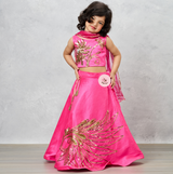 ELEGANT HAND - EMBROIDERED LEHENGA & CHOLI WITH SEQUENCE WORK