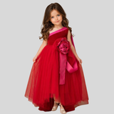 Little Vikings Red Party Gown