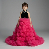 Bloom Party Gown Hot Pink