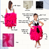 Pink ruffled dress
