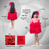Red Ruffled dress