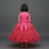 DAZZLE IN ELEGANCE NET FLARED PARTY GOWN ADORNED WITH EXQUISITE DIAMOND DETAIL AT THE FRONT