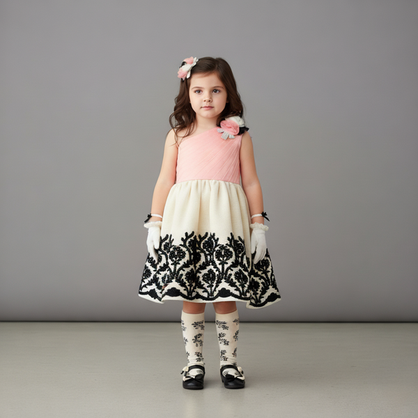 Embellished Floral Motif gown