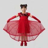 Red Sequin Gown